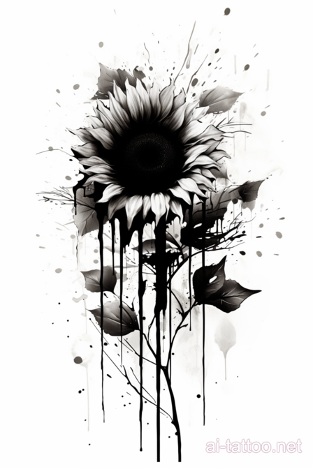  AI Sunflower Tattoo Ideas 18
